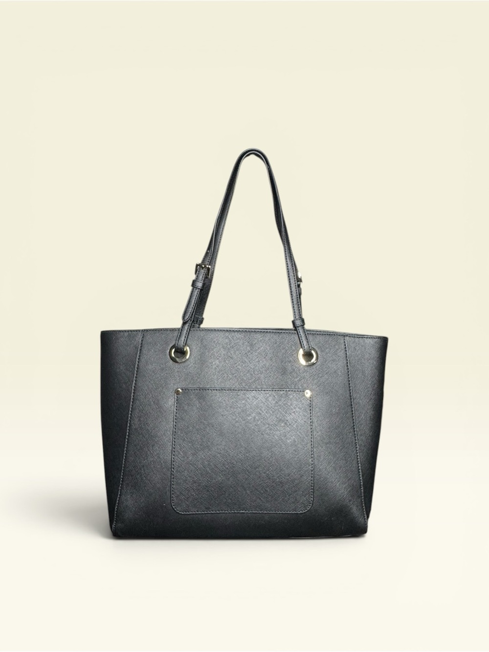 Michael Kors Black Walsh Saffiano Tote - Picture 2 of 12